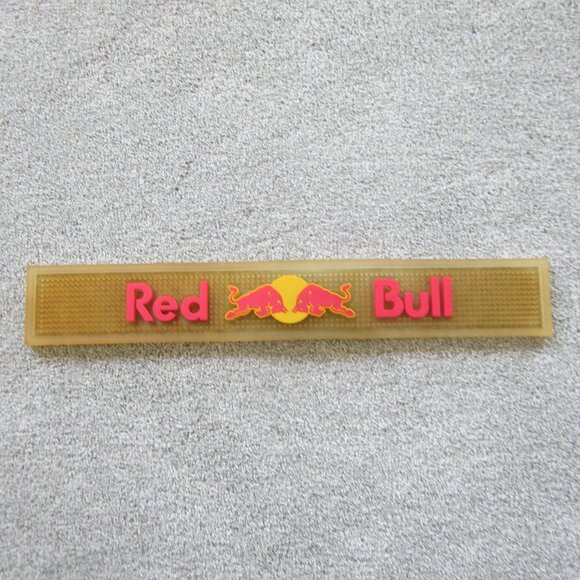 Red Bull Rubber Bar Drink Spill Mat 23.25" Long x 3.5" Wide - Used - Picture 1 of 9